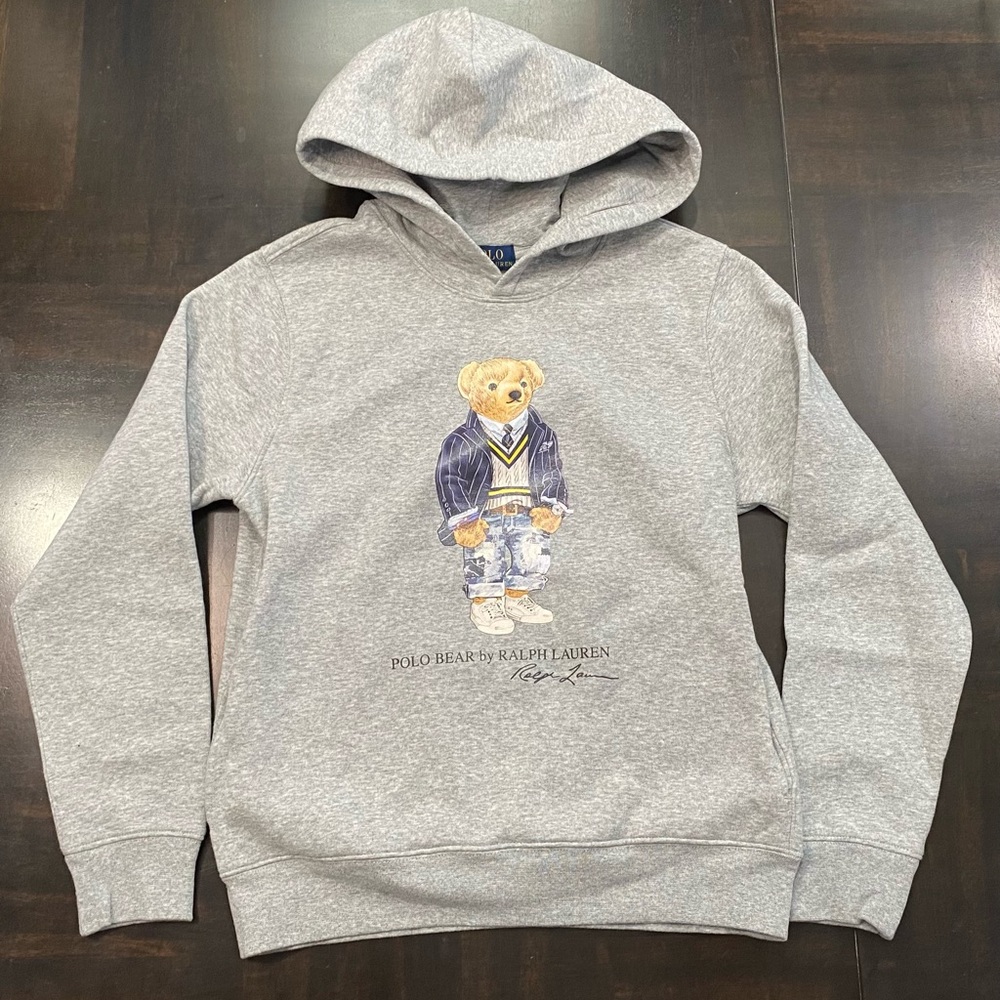 Ralph Lauren Polo Bear Boys Hoodie Long Sleeve Size L(14–16) - Picture 5 of 5